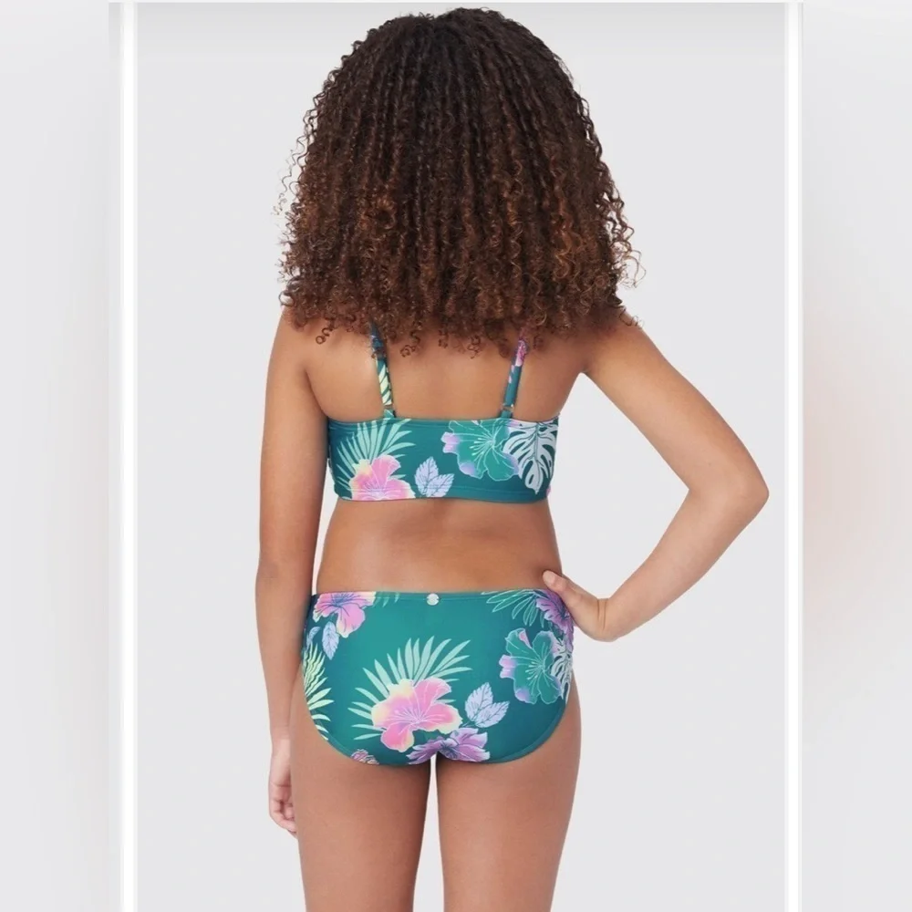 Justice two piece swimsuit‎ bikini XL NWOT